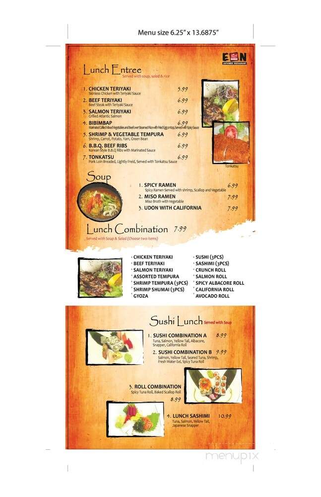 En Sushi - Costa Mesa, CA menu_pic