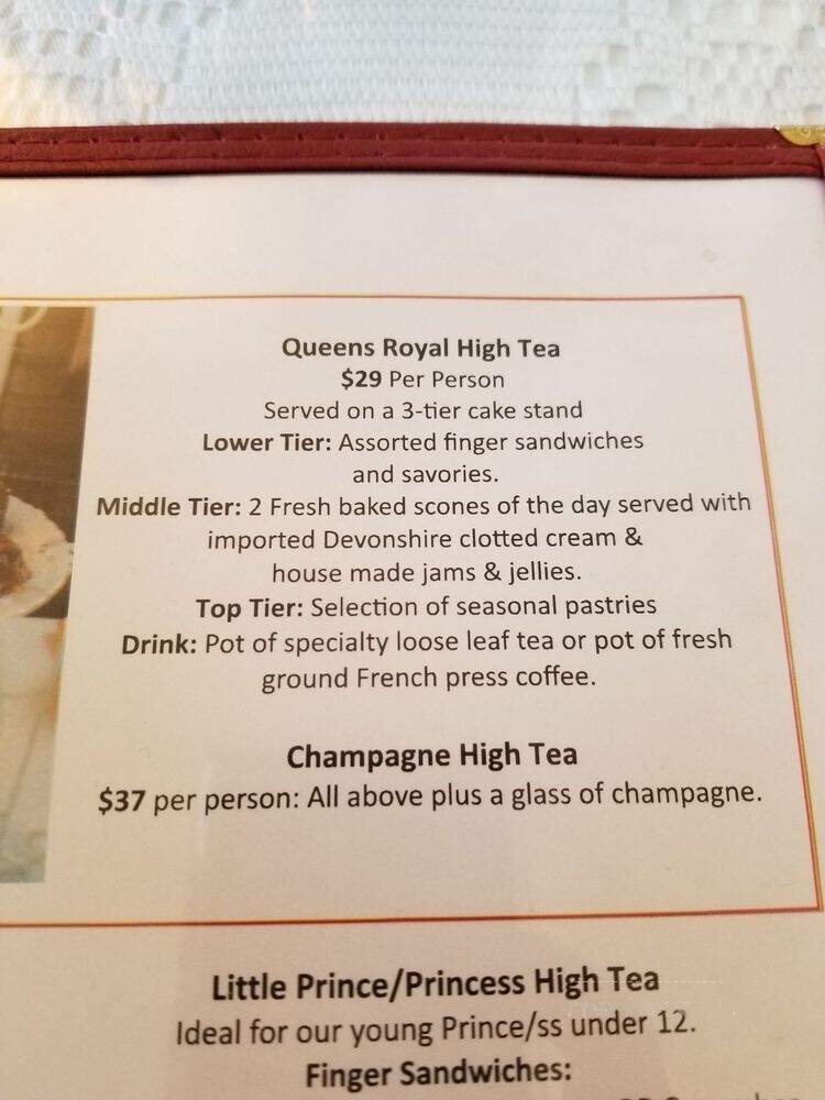 Tina's Traditional Old English Kitchen - Carmel, IN menu_pic