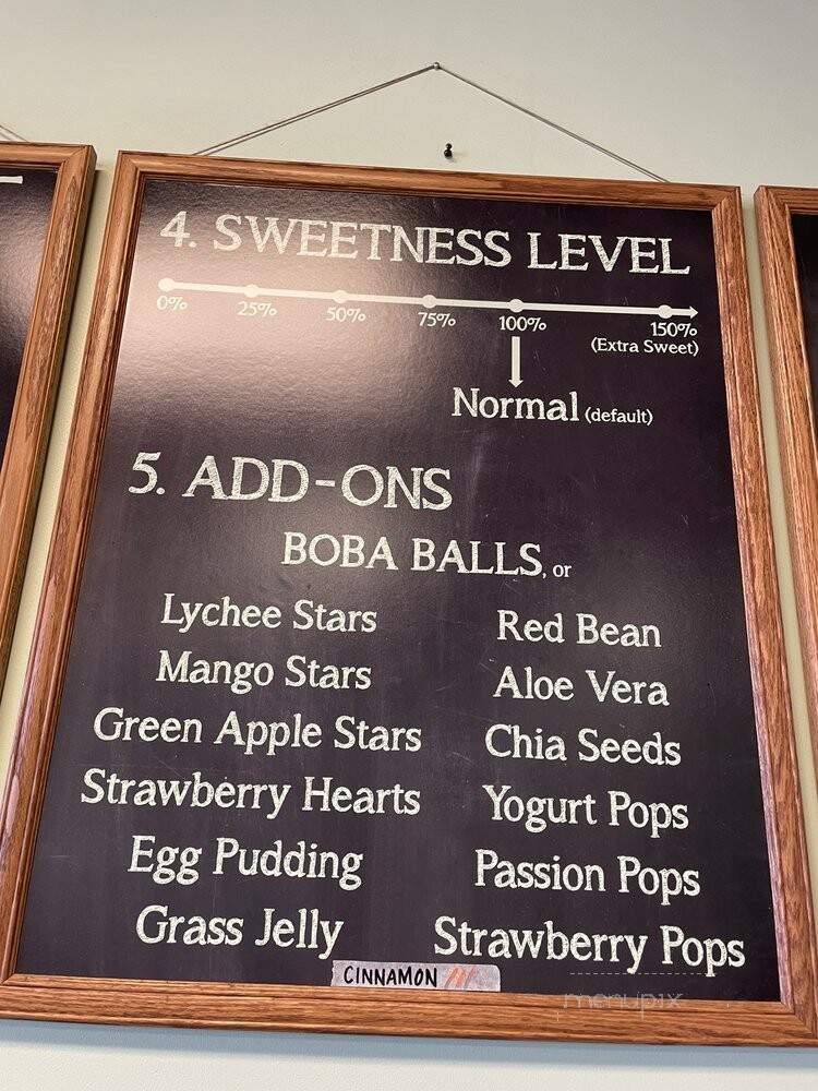 Teabo Cafe - Davis, CA menu_pic