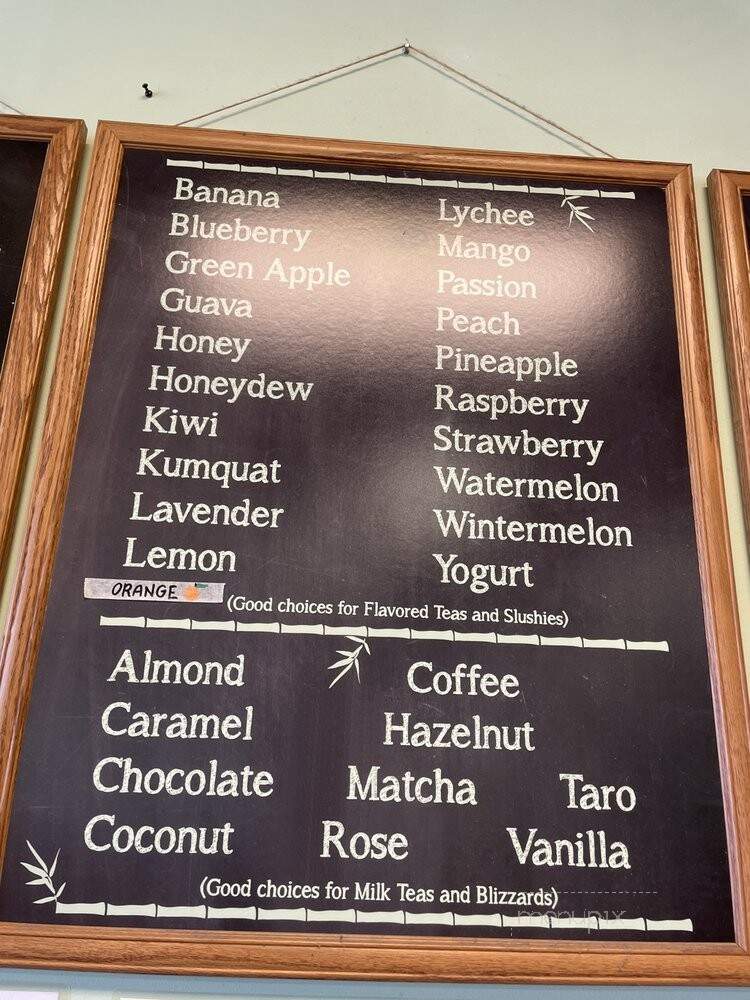 Teabo Cafe - Davis, CA menu_pic