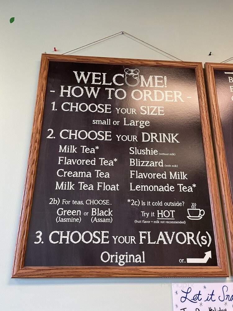 Teabo Cafe - Davis, CA menu_pic