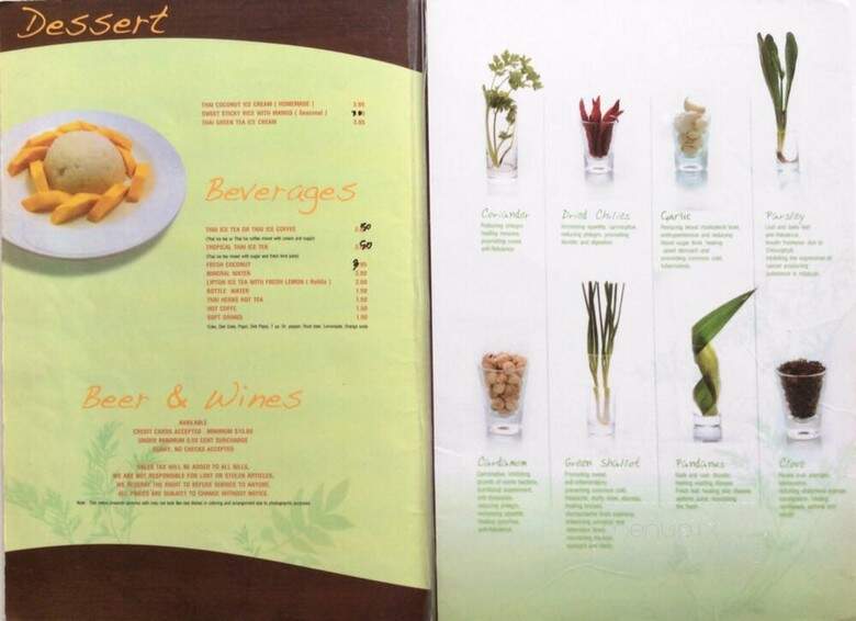 Herb Home Thai Restaurant - Lompoc, CA menu_pic