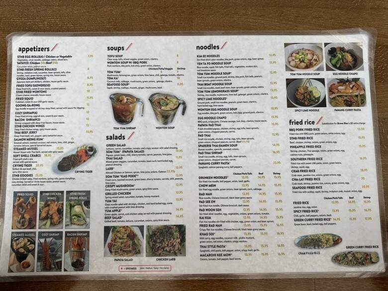 S T Noodle Bar - Long Beach, CA menu_pic