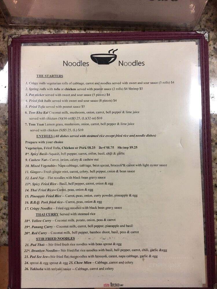 Noodles Noodles - San Diego, CA menu_pic