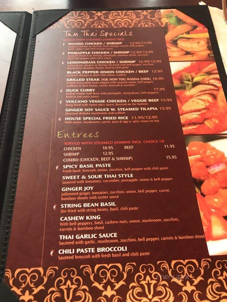 Tum Thai - Kenilworth, NJ menu_pic