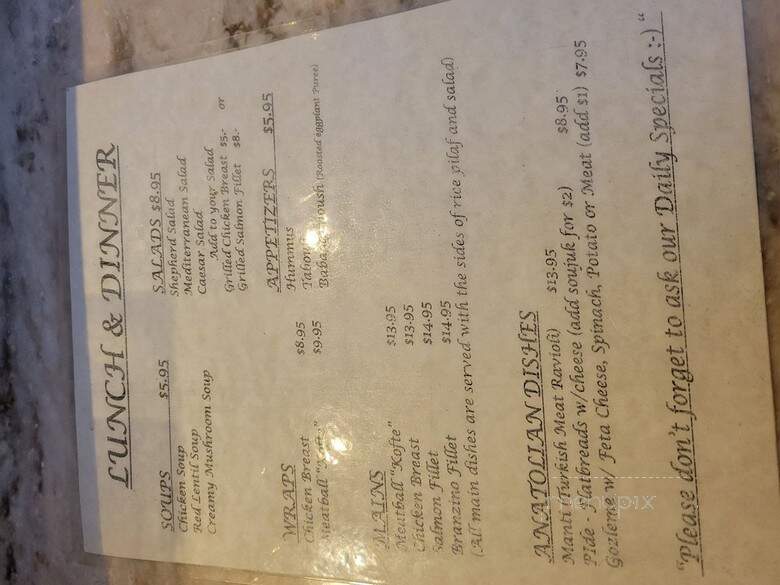 Gulluoglu Baklava & Cafe - Brooklyn, NY menu_pic