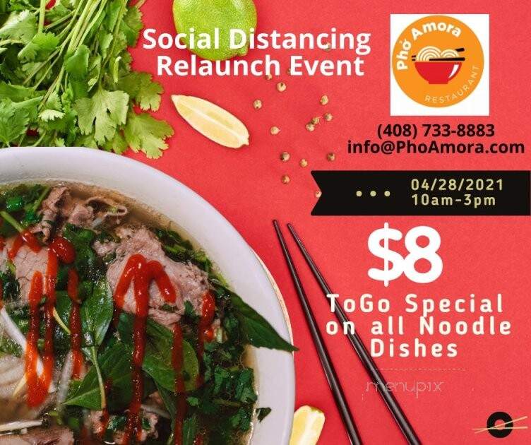 Luv Pho - Sunnyvale, CA menu_pic