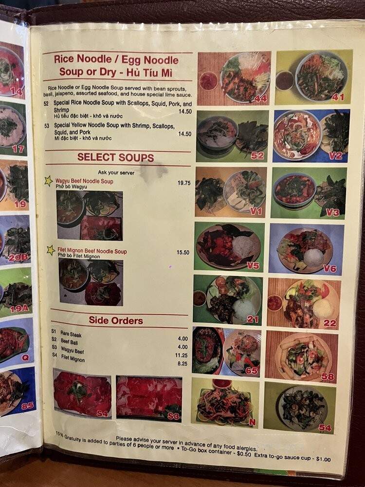 Pho Morgan Hill - Morgan Hill, CA menu_pic