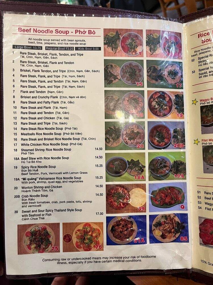 Pho Morgan Hill - Morgan Hill, CA menu_pic