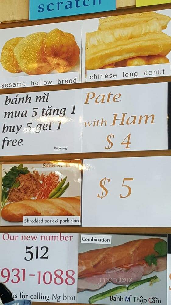 Ng Bmt Banh Mi Thit - Austin, TX menu_pic