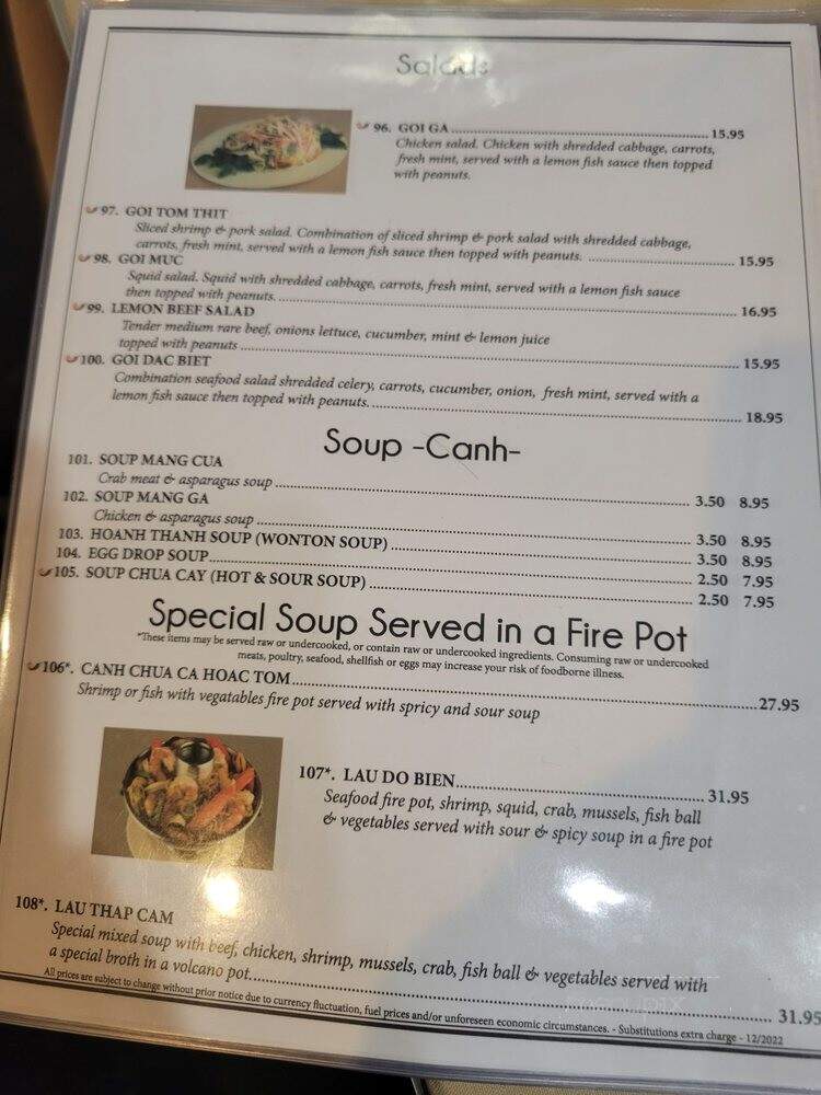 Saigon Basil - Denver, CO menu_pic