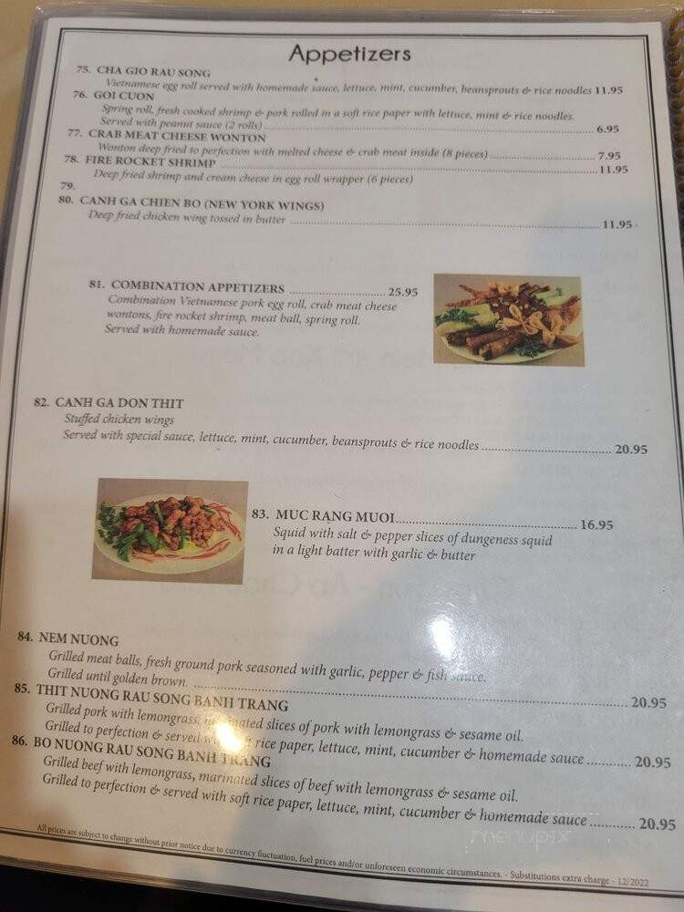 Saigon Basil - Denver, CO menu_pic