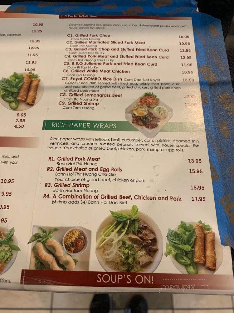 Pho - Ashburn, VA menu_pic