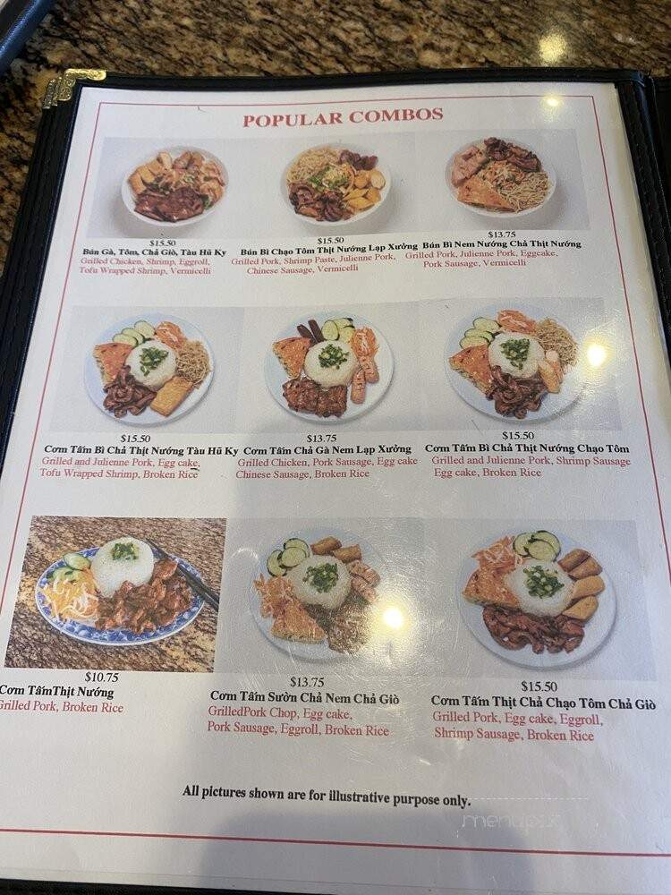 Thuan Kieu Noodle & Grill - Garden Grove, CA menu_pic