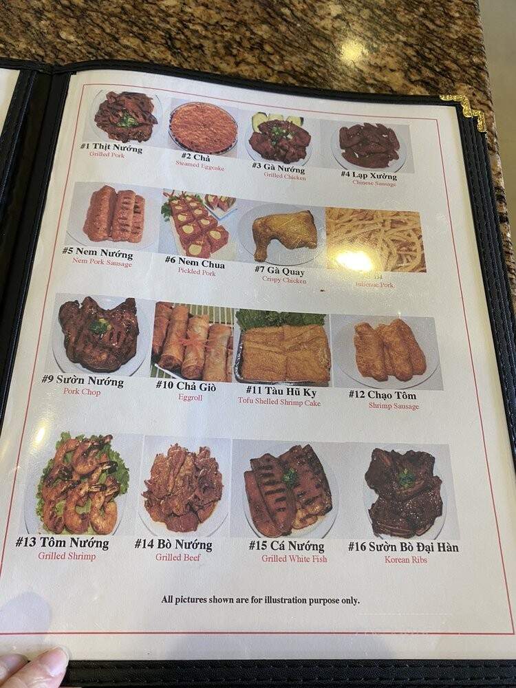 Thuan Kieu Noodle & Grill - Garden Grove, CA menu_pic