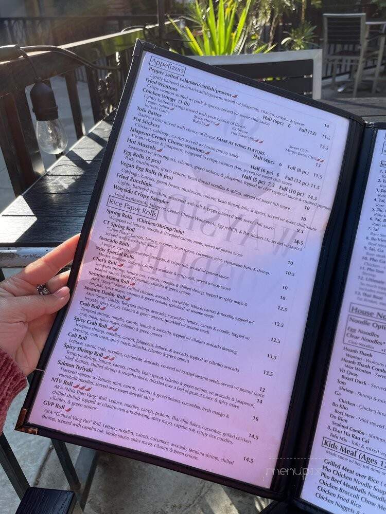 Wayside Noodles - Fresno, CA menu_pic