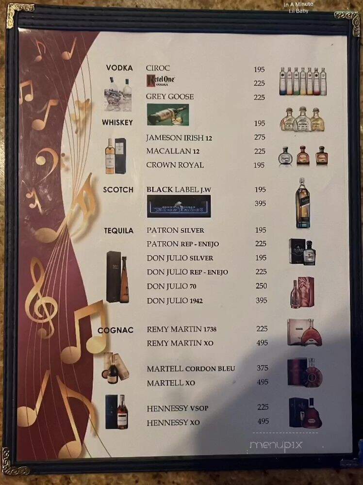 M Sports Bar and Billiards - San Jose, CA menu_pic