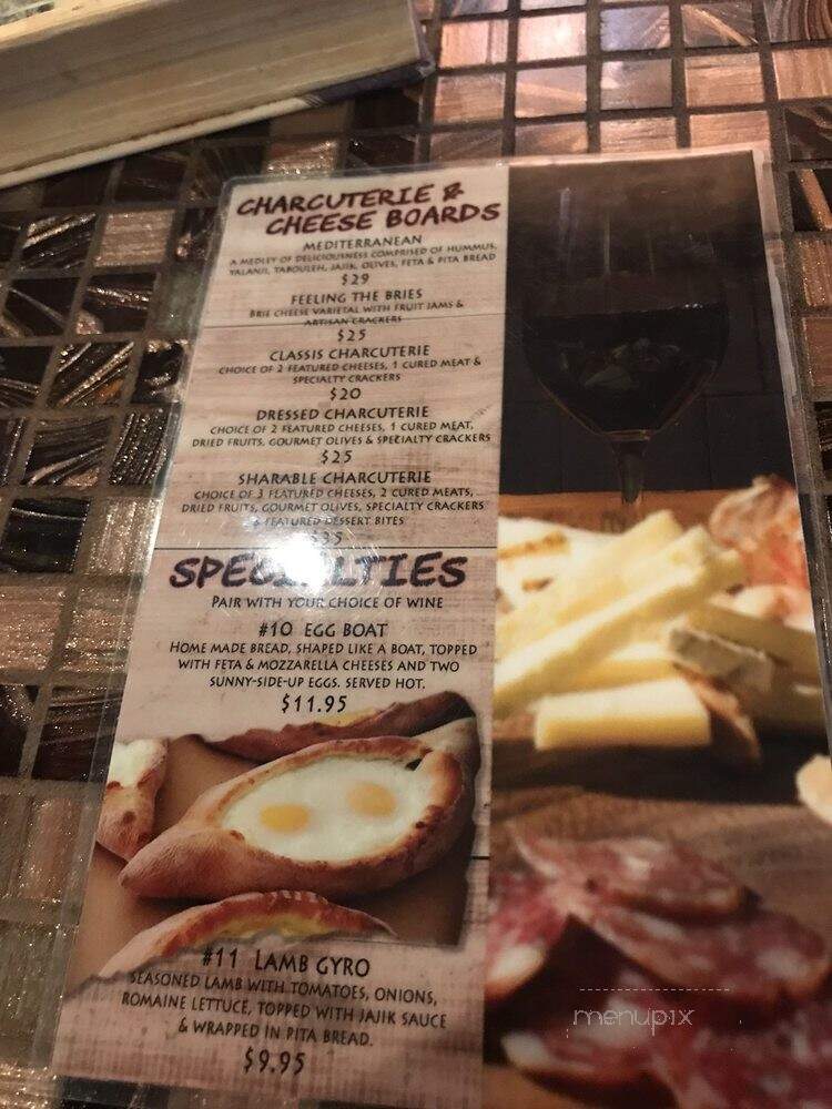 Coastal Wine Boutique at Pawley's Island - Pawleys Island, SC menu_pic