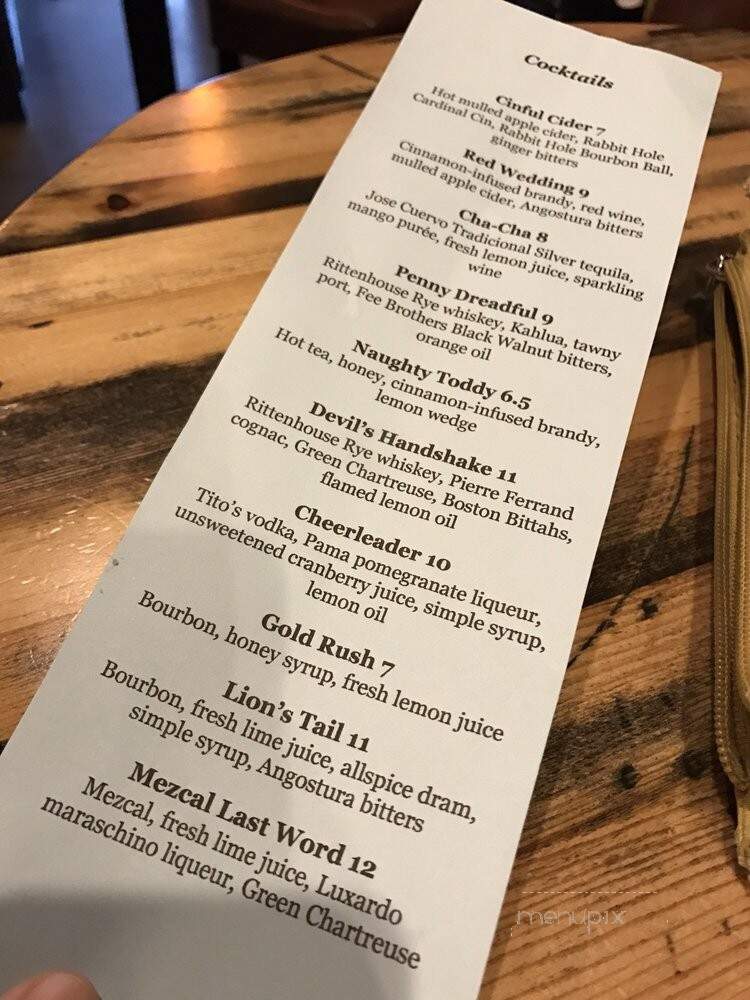 Commonwealth Tap - Prospect, KY menu_pic