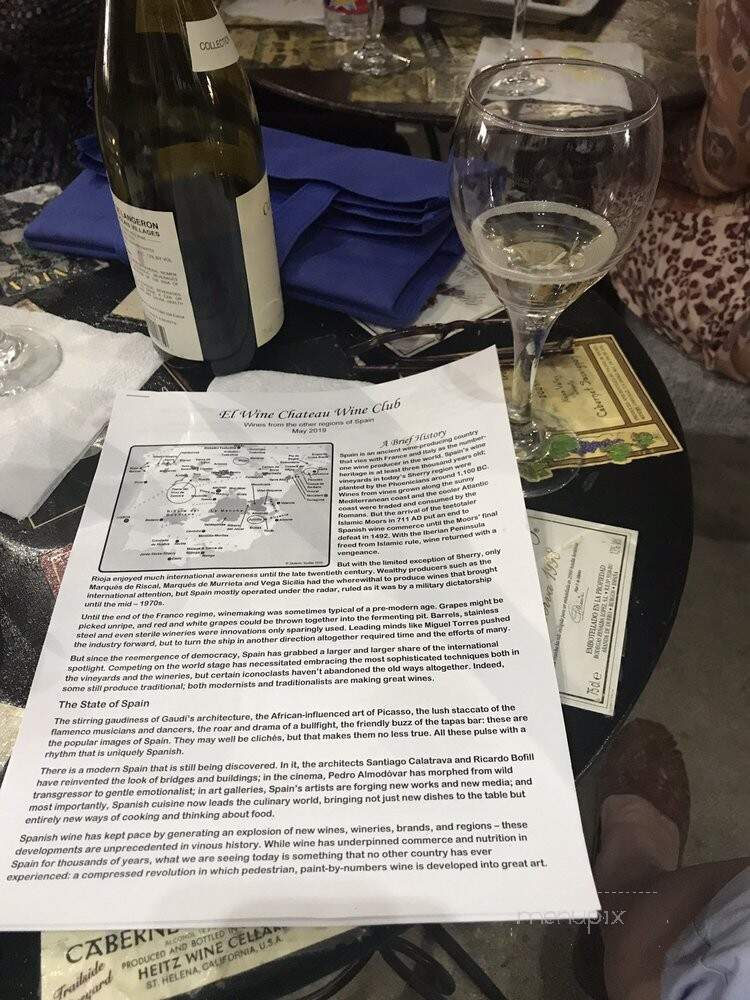 El Wine Chateau - Keller, TX menu_pic