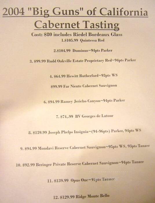 Wine Club - San Francisco, CA menu_pic