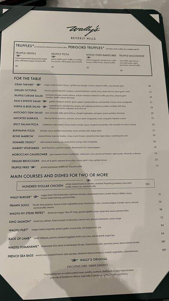 Wally's Vinoteca - Beverly Hills, CA