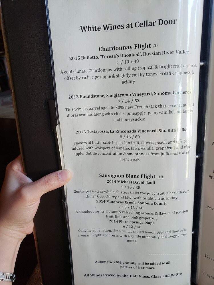 Cellar Door - Pleasanton, CA