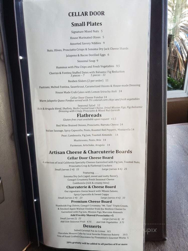 Cellar Door - Pleasanton, CA