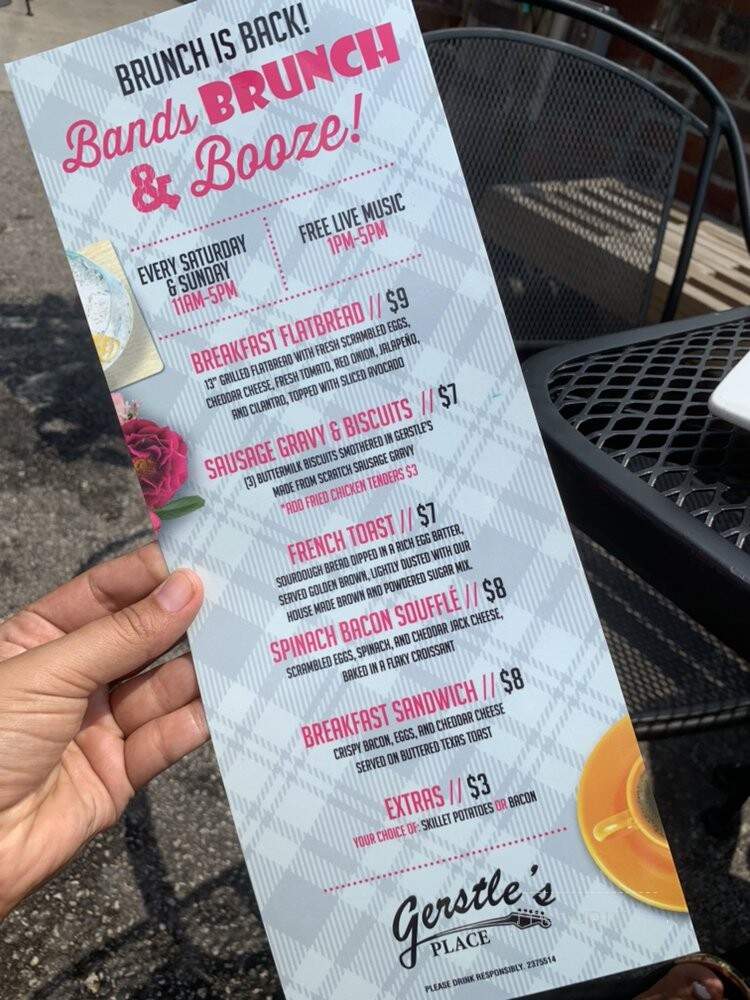 Gerstles - Louisville, KY menu_pic
