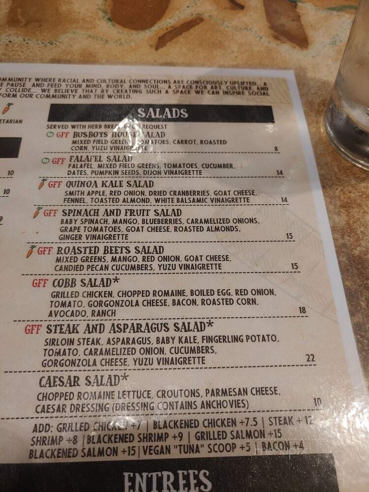 Bussboys and Poets - Washington, DC menu_pic