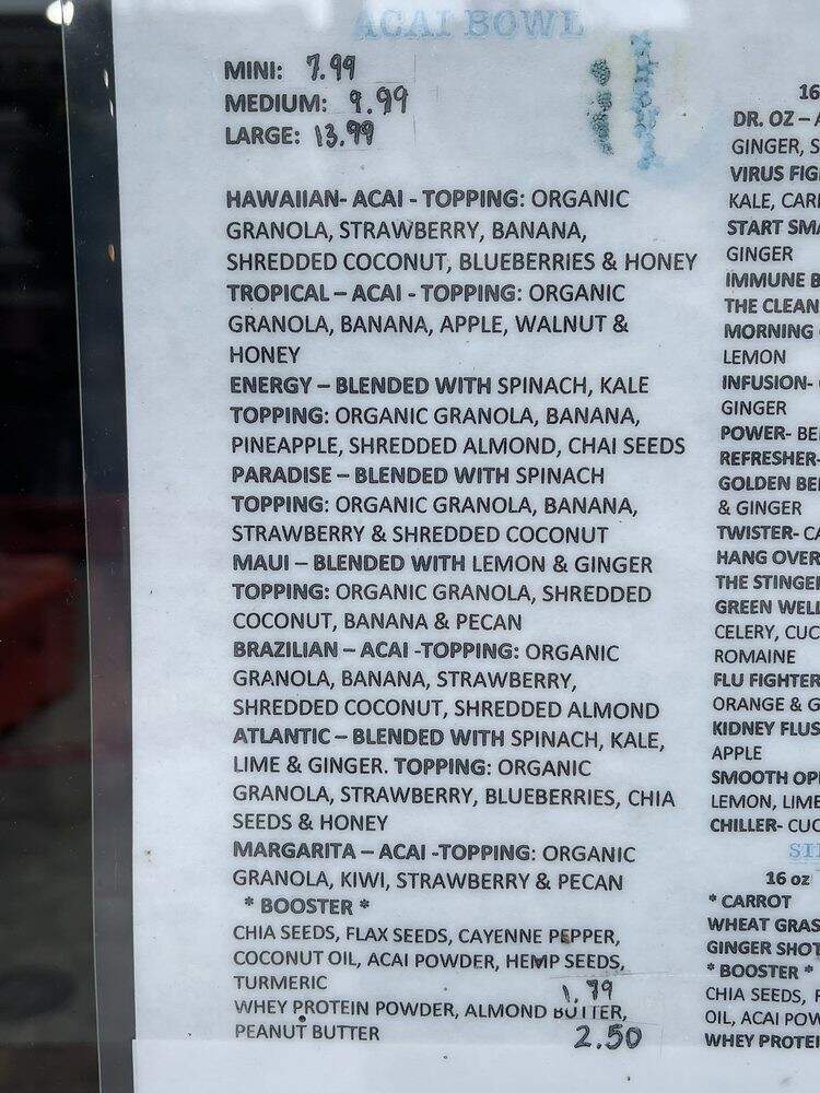 Dejavu Restaurant - Burlingame, CA menu_pic
