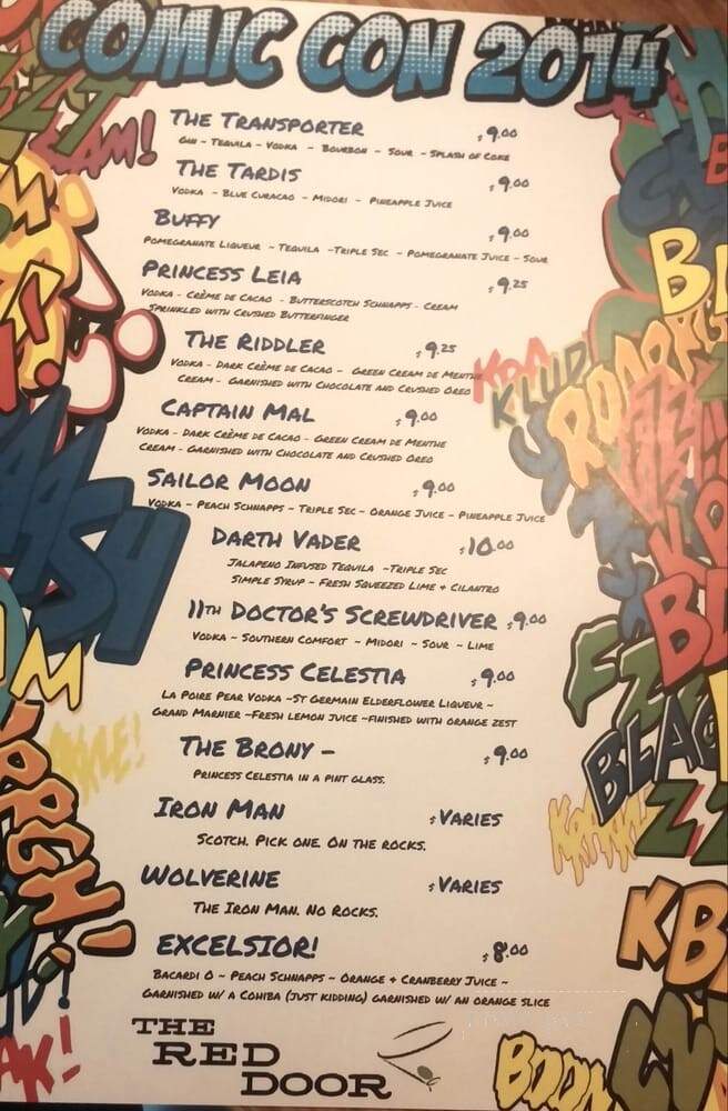 Red Door - Salt Lake City, UT menu_pic