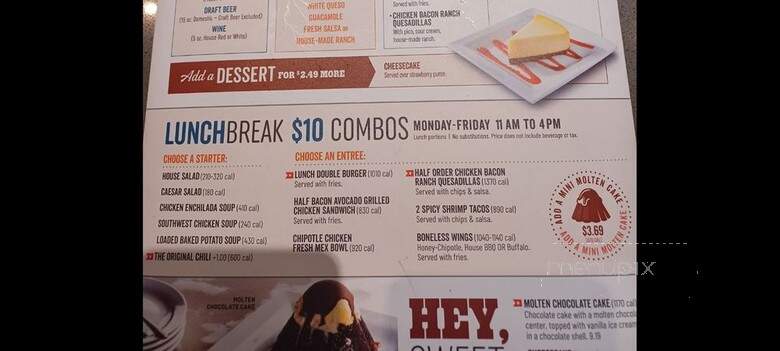 Chili's Upland - Upland, CA menu_pic
