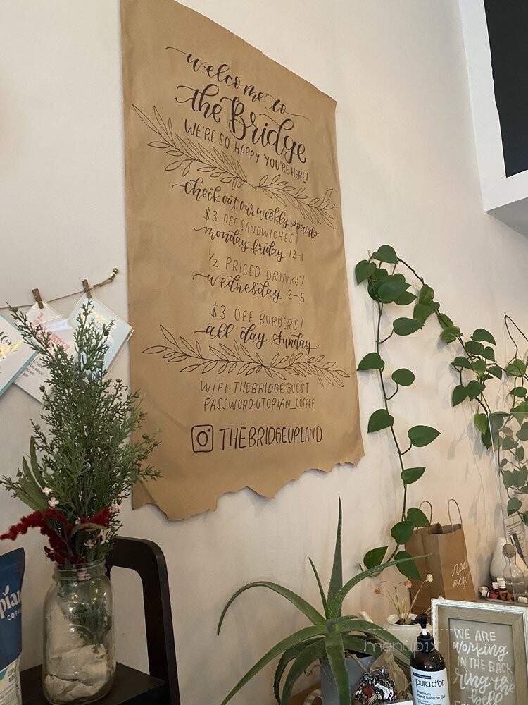 Bridge Cafe - Upland, IN menu_pic