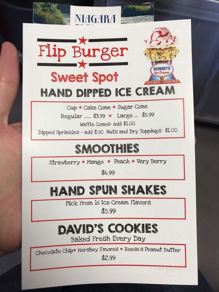 Flip Burger - Niagara Falls, NY menu_pic