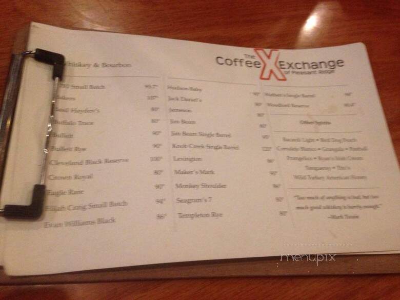 Coffee Exchange of Pleasant Ridge - Cincinnati, OH menu_pic