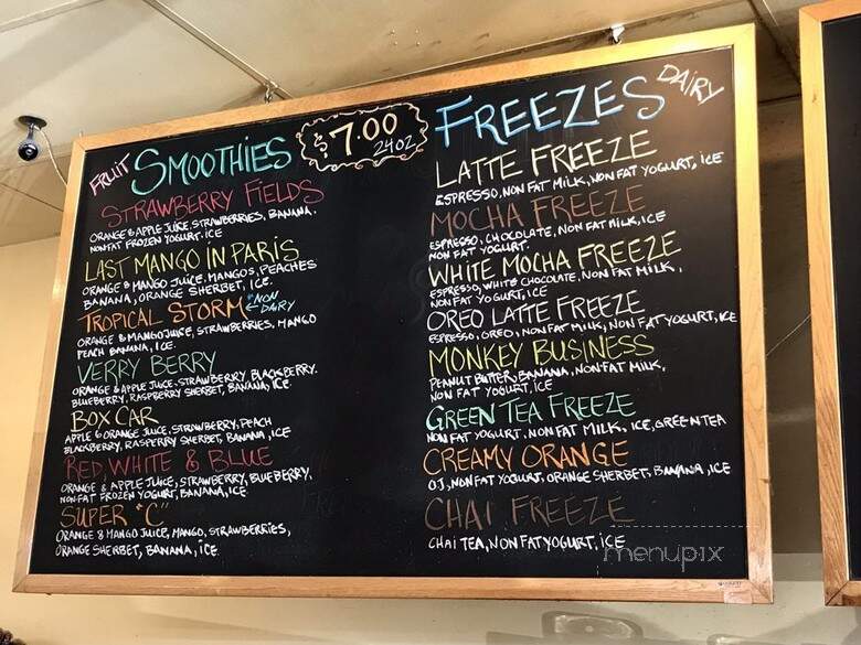 Java Junction - Goshen, IN menu_pic