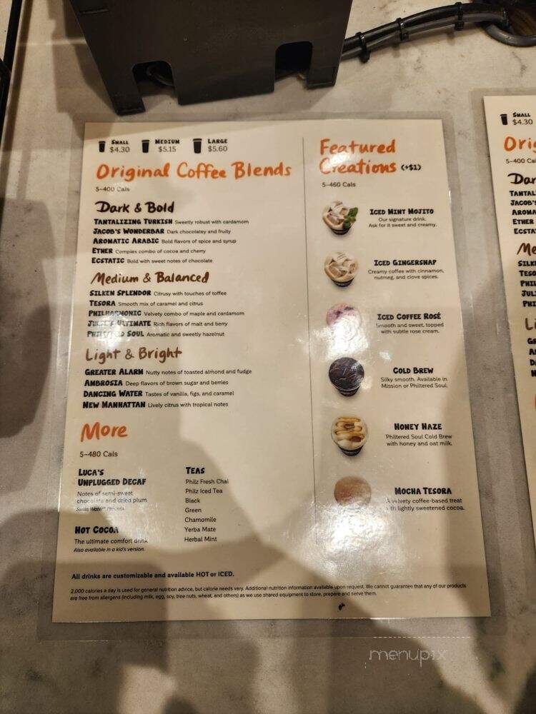 Philz Coffee - Redwood City, CA menu_pic