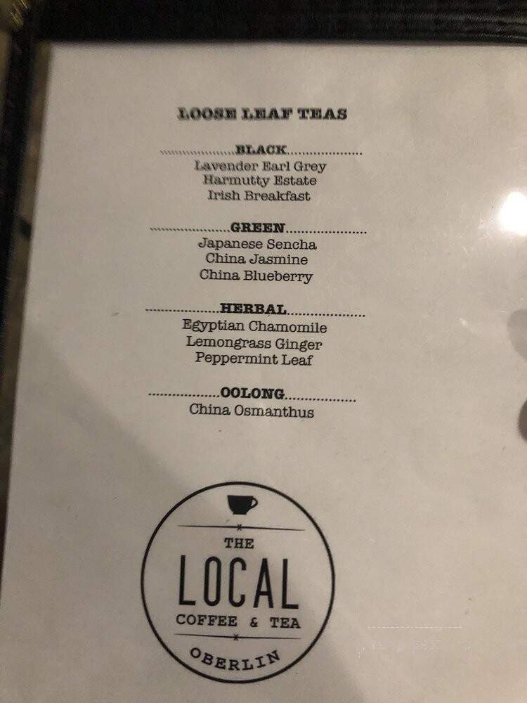 Local Coffee and Tea - Oberlin, OH