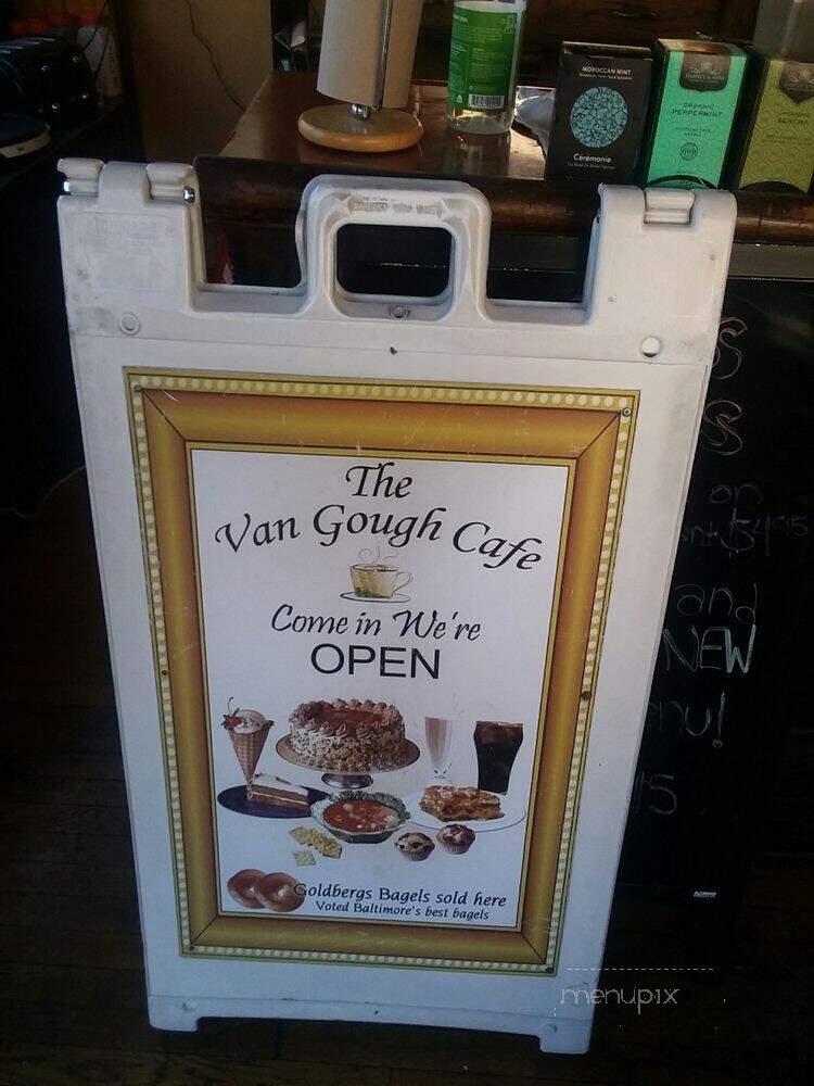 Van Gough Cafe - Baltimore, MD menu_pic