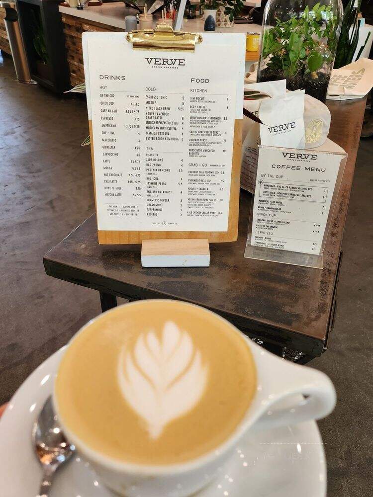 Verve Coffee Roasters - Santa Cruz, CA menu_pic