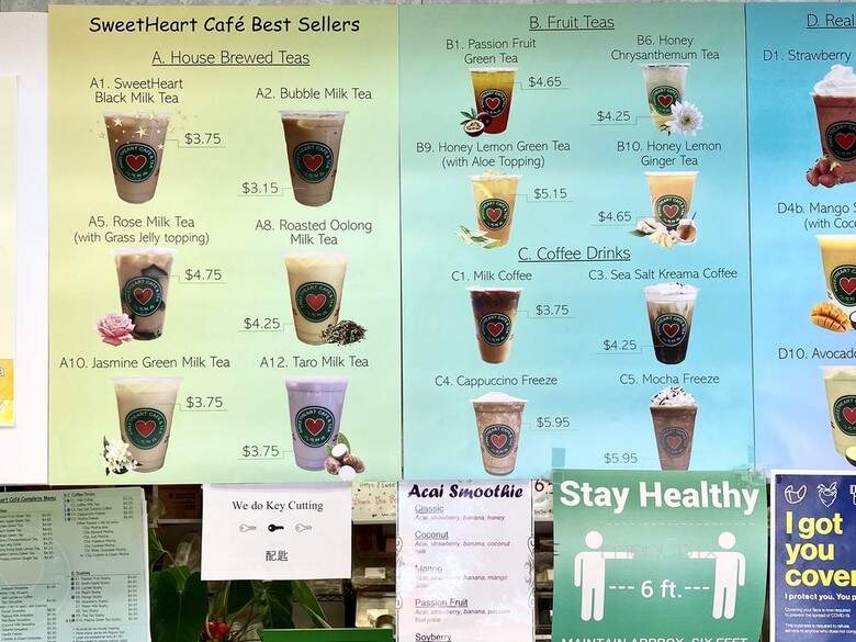 Sweetheart Cafe - Oakland, CA menu_pic