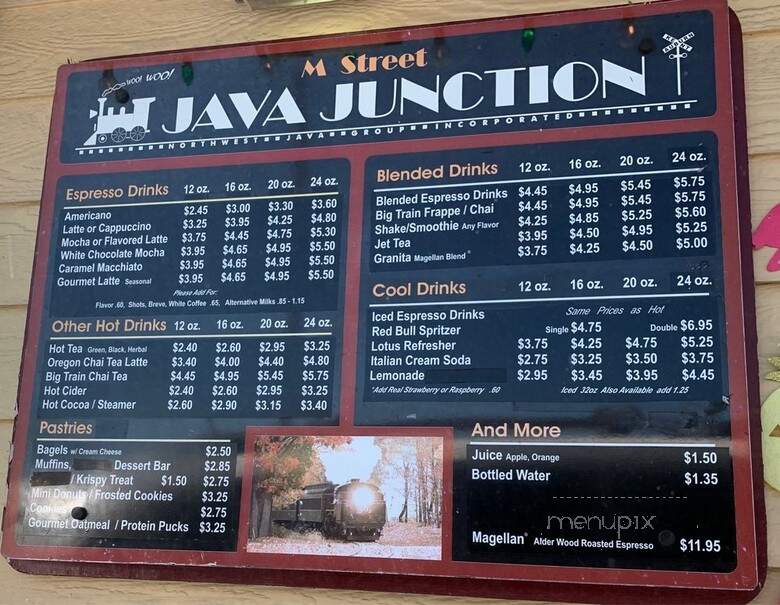 Java Junction a Street - Auburn, WA menu_pic