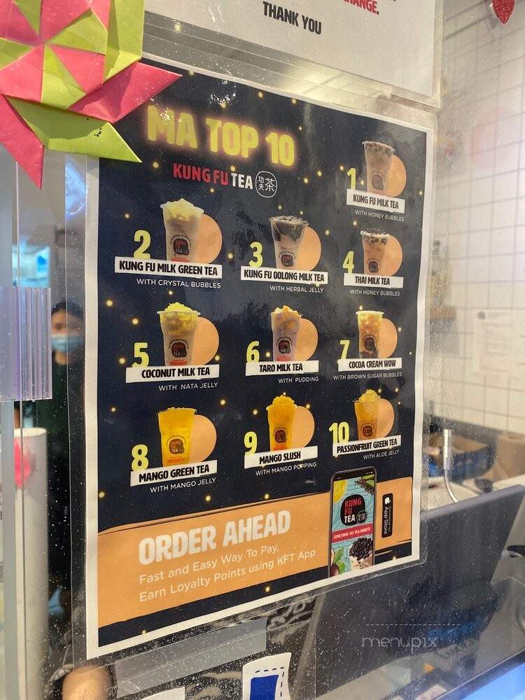 Kung Fu Tea Cleveland Circle - Brighton, MA menu_pic