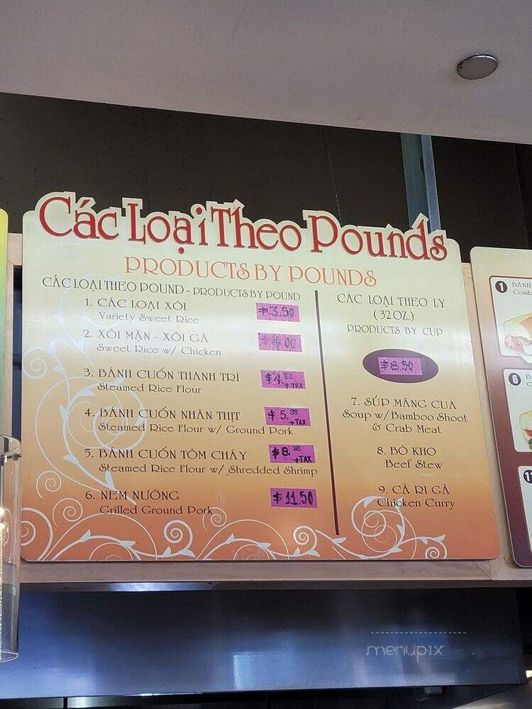 Teo Sandwiches - Westminster, CA menu_pic