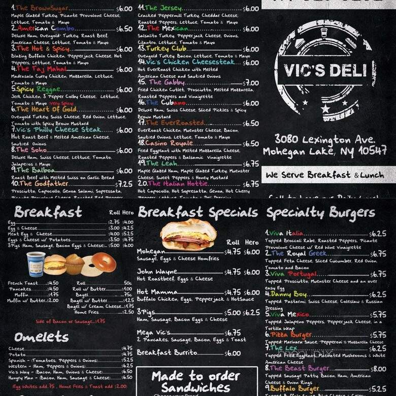 Lexington Deli - Mohegan Lake, NY menu_pic