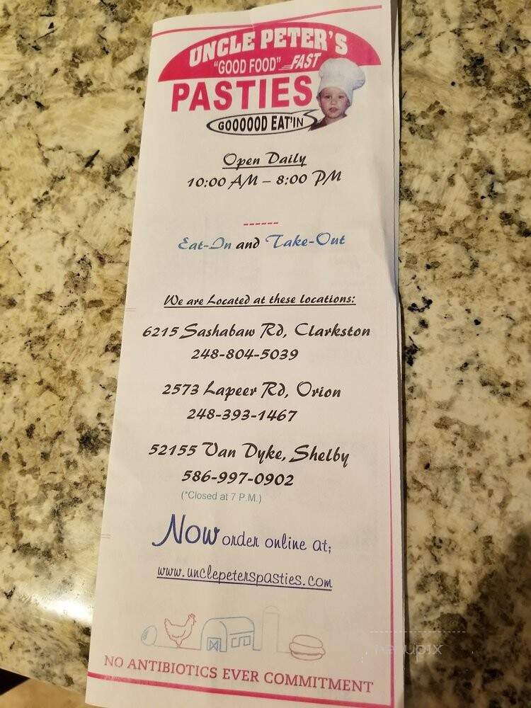 Uncle Peter's - Orion Charter Township, MI