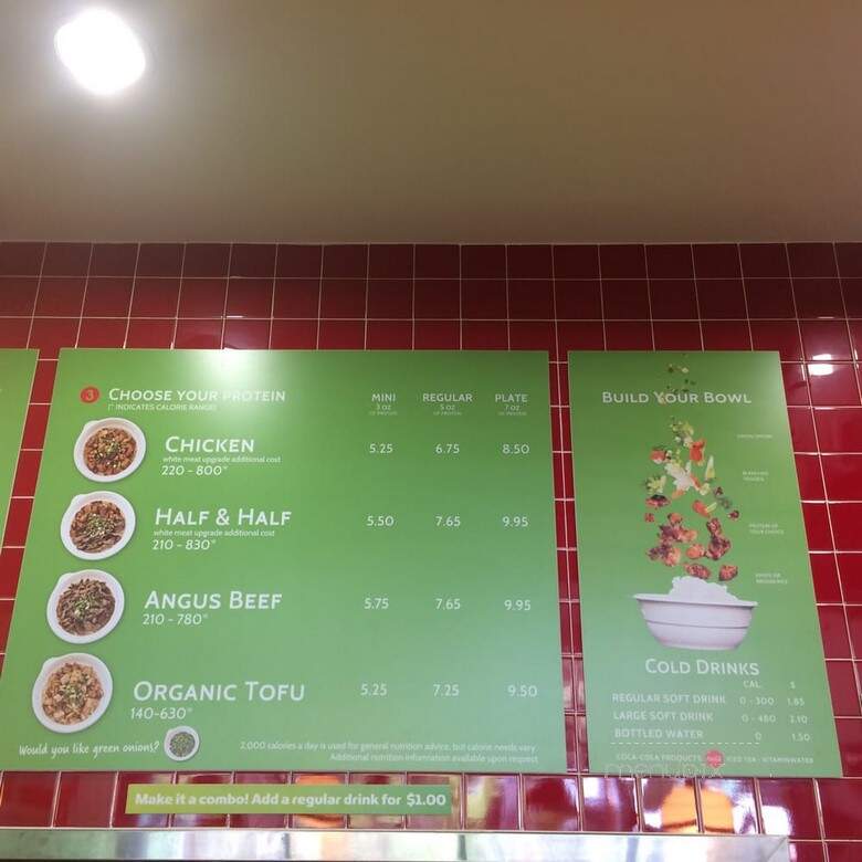 Flame Broiler - Costa Mesa, CA menu_pic