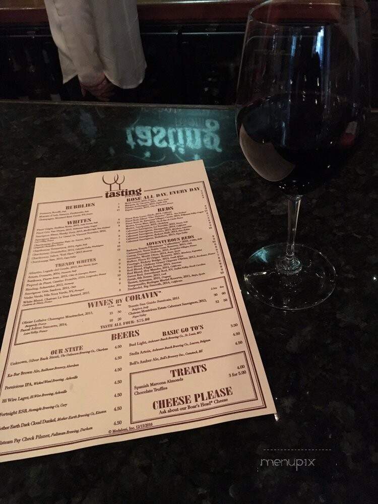Tasting Room - Greensboro, NC menu_pic