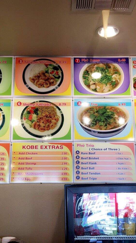 Pho Kobe - Victorville, CA menu_pic